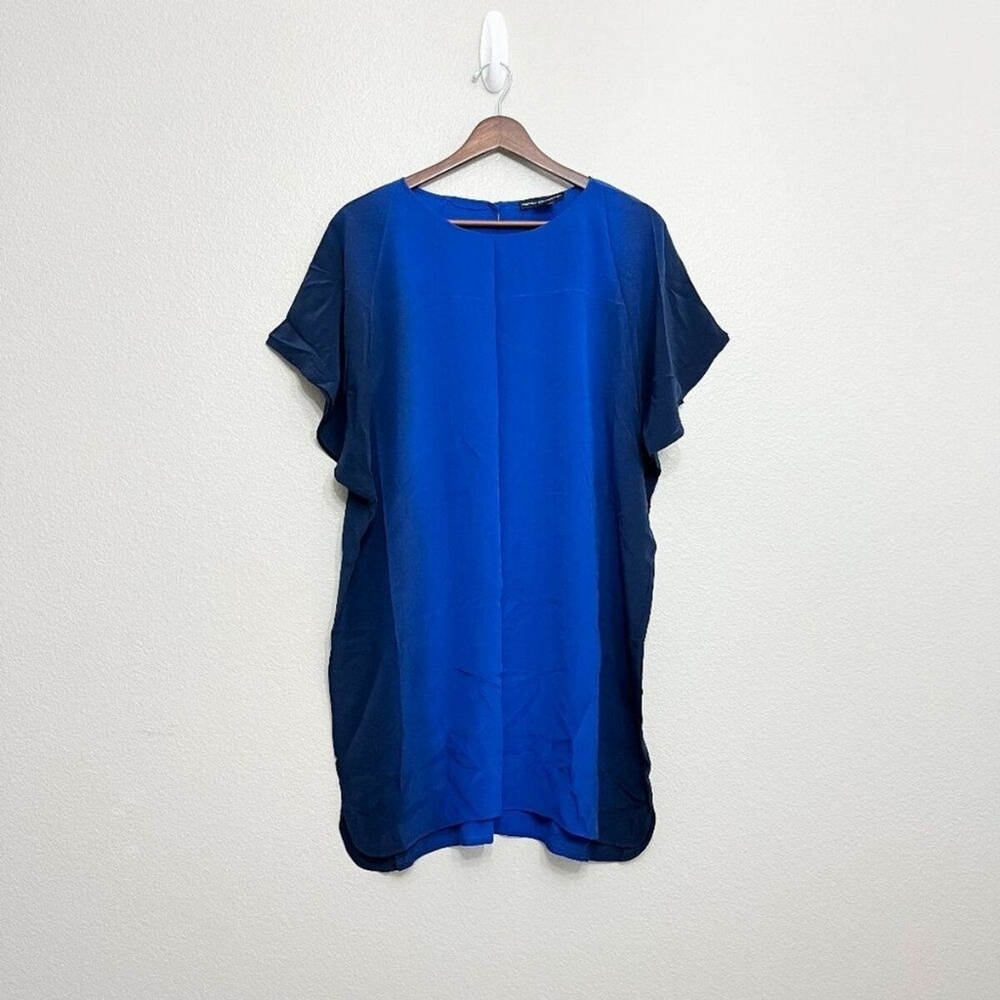 French Connection Oversized Silk Ombre Dress
